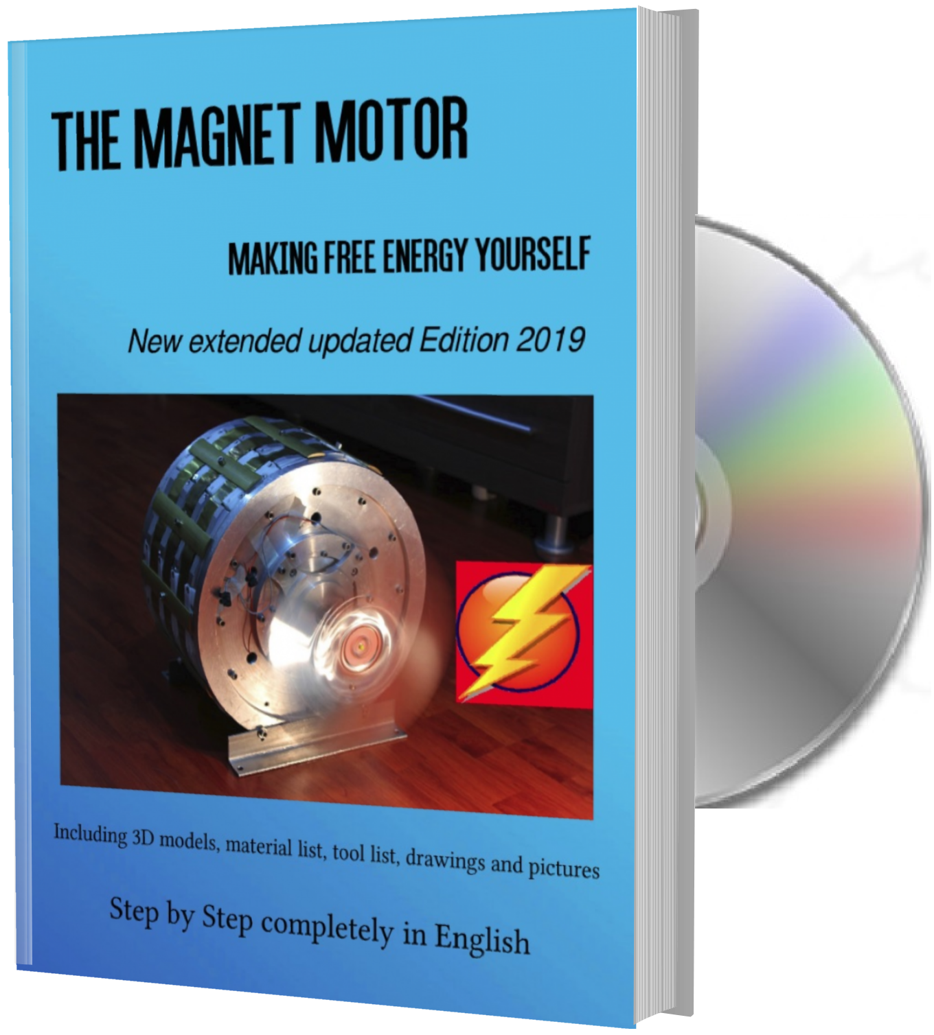Magnet Motor Making Free Energy Yourself Hardcover Book 2019 + DVD